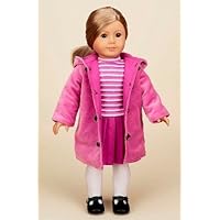 Raspberry Coat with COMPLETE Matching Outfit. Fits 18 Dolls like American Girl®