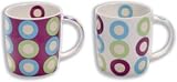 Churchill Dream Mug Set China 3 of Hot and 3 of Cool Inspiration Colour Designs Ref LBIC44511 [Pack 6]