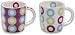 Churchill Dream Mug Set China 3 of Hot and 3 of Cool Inspiration Colour Designs Ref LBIC44511 [Pack 6]