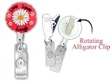 Live Love Laugh 3D Rubber Retractable Badge Holder