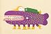 Wallmonkeys Peel and Stick Wall Decals - Pez Mutante Caminando Con Mujer Encima - Removable Graphic