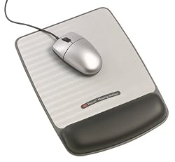 3M Tilt-Adjustable Mouse Pad and Gel Wrist Pad, Antimicrobial Product Protection (WR421LE)