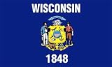 Wisconsin Flag 2ft x 3ft Nylon - Outdoor