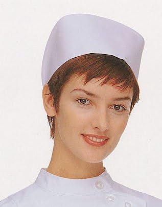 Traditional Genuine Nurse's Cap in Pale Pink
