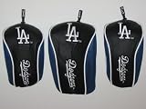 LOS ANGELES DODGERS Set of 3 (X,1,3) Barrel Mesh GOLF CLUB HEADCOVERS