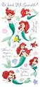 Sandylion Disney Stickers Packaged-Little Mermaid, Ariel Glitter