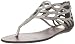 DV by Dolce Vita Women's Adyn Thong Sandal,Dark Silver Leather,7.5 M US