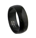 316L Stainless Steel Pure Black Ring