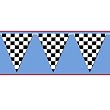 Checkered Outdoor Pennant Banner