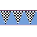 Checkered Outdoor Pennant Banner