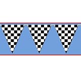 Checkered Outdoor Pennant Banner