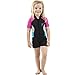 Seavenger Cadet Kids 2mm Shorty Wetsuit (Hot Pink, 3T)