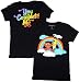 Sesame Street Burt and Ernie Rainbow You Complete Me Black Junior T-shirt