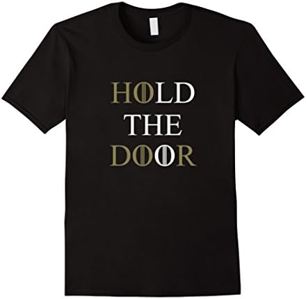 Men's Hold door T-shirt - I Do I Drink and Know things XL Black