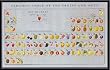 Art Poster Metal Framed Print - Periodic Table of Fruits and Nuts - Artist: Weissman- Poster Size: 18 X 29
