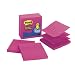 Post-it Super Sticky Pop-up Notes, 4 x 4-Inches, Fuchsia, Lined, 5-Pads/Pack