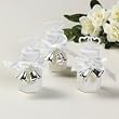 Wedding Bubble Bottles With Silver Bell Tie-Ons - Novelty Toys & Bubbles