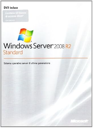 Microsoft  Windows Server Standard 2008, R2, 10 CLT, IT