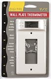 Wall Plates: I.C. INNOVATIONS 11100 ONE-ROCKER THERMOSTAT WALLPLATE