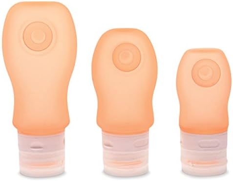 Beckly Silicone Bottles Travelers Set- Travel bottles- TSA Carry-On approved-BPA Free-Use on the airplane, Hotel room, or in your kitchen-For your lotions, gels, oils,soaps, shampoos, moisturizers and creams-Leak Free and safe for your carry on luggage or suitcase and duffel bag-Perfect travel accessory-great addition to your luggage set- Suction cup for use on Hotel Shower and Bathroom wall- Great Bath and Shower accessory-Perfect holiday gift-Backed by the famous beckly guarantee!