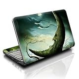 Moon Stone Design Decorative Skin Decal Sticker for HP Mini 1115NR PC Netbook Laptop Computer