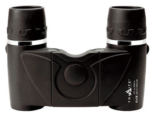 Trailite TL-MT100WBK Optics Fernglas Motion 6x18 schwarz inkl. Halstrageriemen und Nylontasche