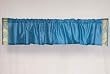 Turquoise Sari Rod Pocket / Pole Top Valance - Pair