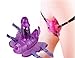 Crazycity 7-Function Wireless Venus Butterfly Full Contact Stimulator Massager with Adjustable Strap Butterfly Vibe G Vibrator Lesbian Massage Masturbation Wearable Stimulator Venus Penis Remote Control Starp On Egg Vibrator Dong