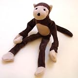Sckoon Organic Cotton Baby Doll Monkey - Brown