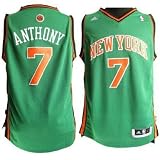 Adidas New York Knicks Carmelo Anthony St Patricks Swingman Jersey Medium