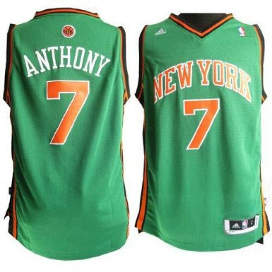Adidas New York Knicks Carmelo Anthony St Patricks Swingman Jersey Large