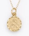 Children's 14k Gold Guardian Angel Pendant