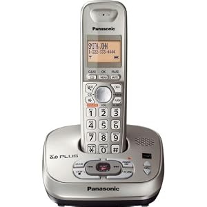 Panasonic KX-TG4021N DECT 6.0 PLUS Expandable Digital Cordless Answering System by Panasonic