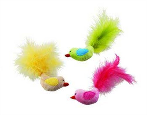 Image of Ethical Plush Fantastic Feathers Bird Catnip Cat Toy