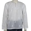 Summer Dress Clothing Mens Embroidered Cotton Short Kurta India Chest 42 inches (gck193)
