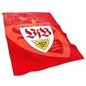 VfB Stuttgart Fanartikel Fleecedecke WappenHintergrundlogo, 8551-09-9-07