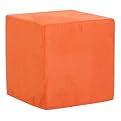 Stockholm Cube-Microsuede Tangerine