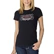 Merona&reg; Women's Emebillished Short Sleeve Tee - Black