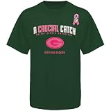 Reebok Green Bay Packers Breast Cancer Awareness The Crucial Catch T-Shirt Extra Large