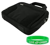 41xmkpLSgOL. SL160  Toshiba Mini NB205 N312/BL 10.1 Inch Deluxe Netbook Carrying Case   Black