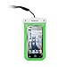 DandyCase Slim Waterproof Case for Apple iPhone 5S / 5 / 5C & Apple iPod Touch 5 (Will NOT fit Other Smartphones) - IPX8 Certified to 100 Feet [Retail Packaging (Neon Green)