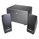 Cyber Acoustics CA-3000 Three Piece Subwoofer and Satellite Speaker System