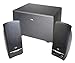 Cyber Acoustics CA-3000 Three Piece Subwoofer and Satellite Speaker System (Black)