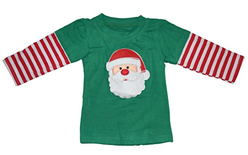 Unique Baby Unisex Kids Merry Christmas and Happy New Year Shirt
