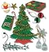 Boutique Themed Ornate Stickers: Tree Decoration