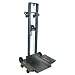 Vestil ALLPW-500-4SFL Aluminum Low Profile Lite Load Lift with Manual Operation, 400 Capacity, 20" Length x 20" Width Platform