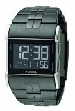 Fossil - JR9710 - Montre Homme Acier Noir - Quartz Digitale - Multifonctions - Bracelet en Acier Noir