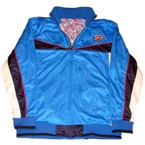 Oklahoma City Thunder Authentic NBA Basketball Jacket Blue (L)