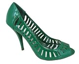 KEYHOLE CUTOUT PEEP TOE HEEL