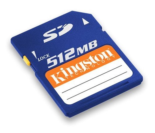 Kingston 512 MB Secure Digital Card (SD/512) (Retail Package)